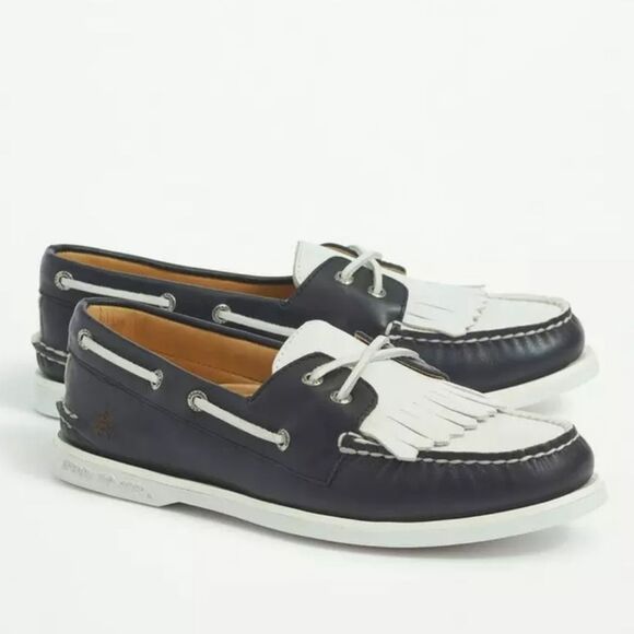 BRAND NEW SPERRY x BROOKS BROTHERS A/O 2-EYE KILTIE SHOE
